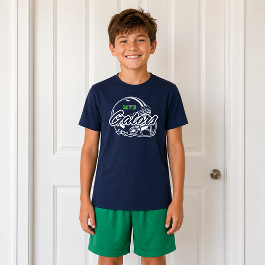 MYB Gators Football Helmet Youth Tee