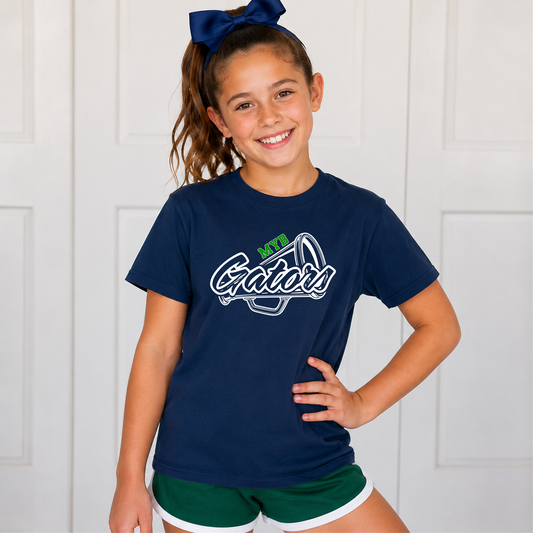 MYB Gators Megaphone Cheer Youth Tee