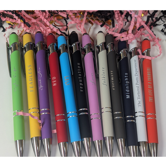The 12 Eras Collector Stylus Pen Set – Swiftie Inspired Writing Collection