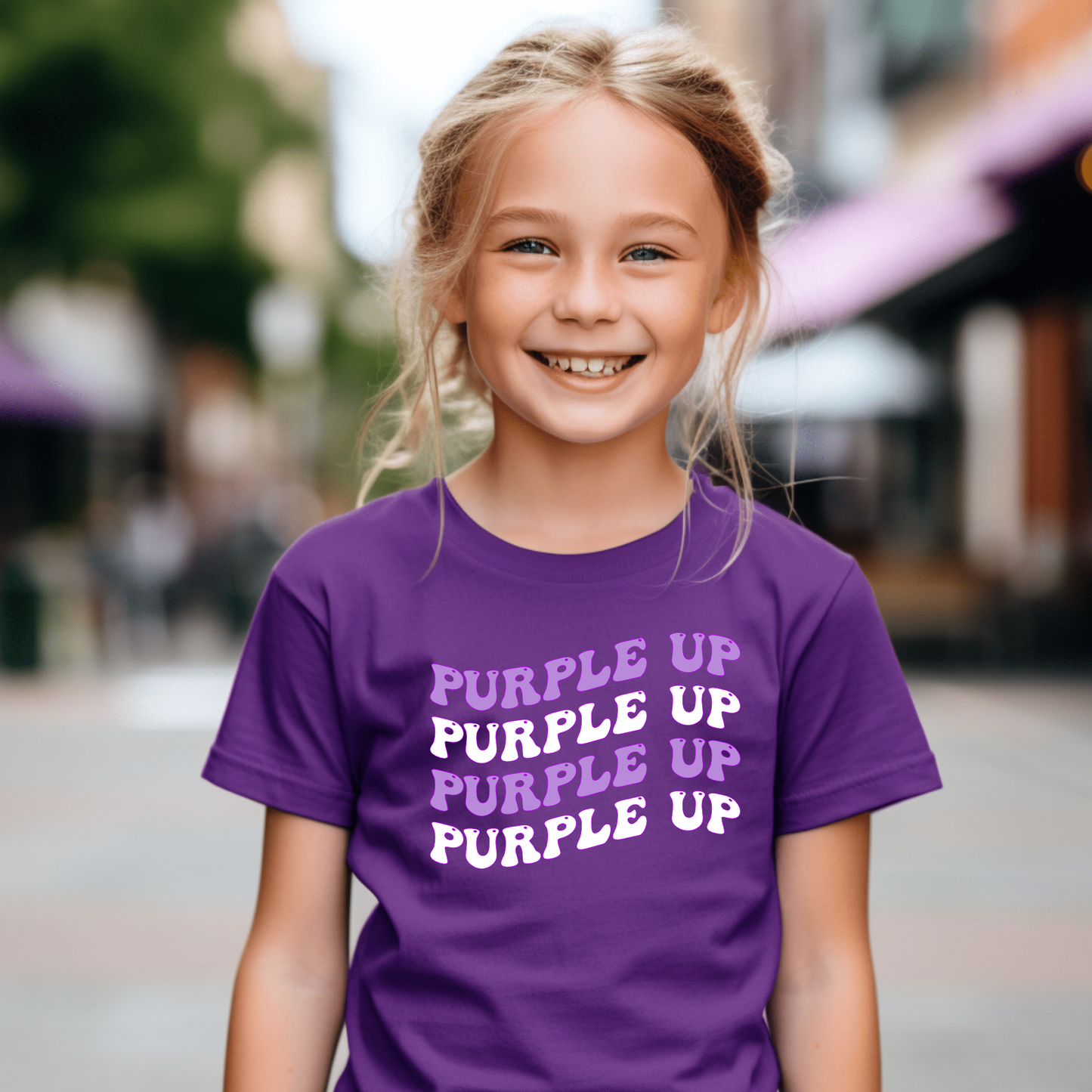 Groovy Purple Up | Month of the Military Child | Kids & Adults