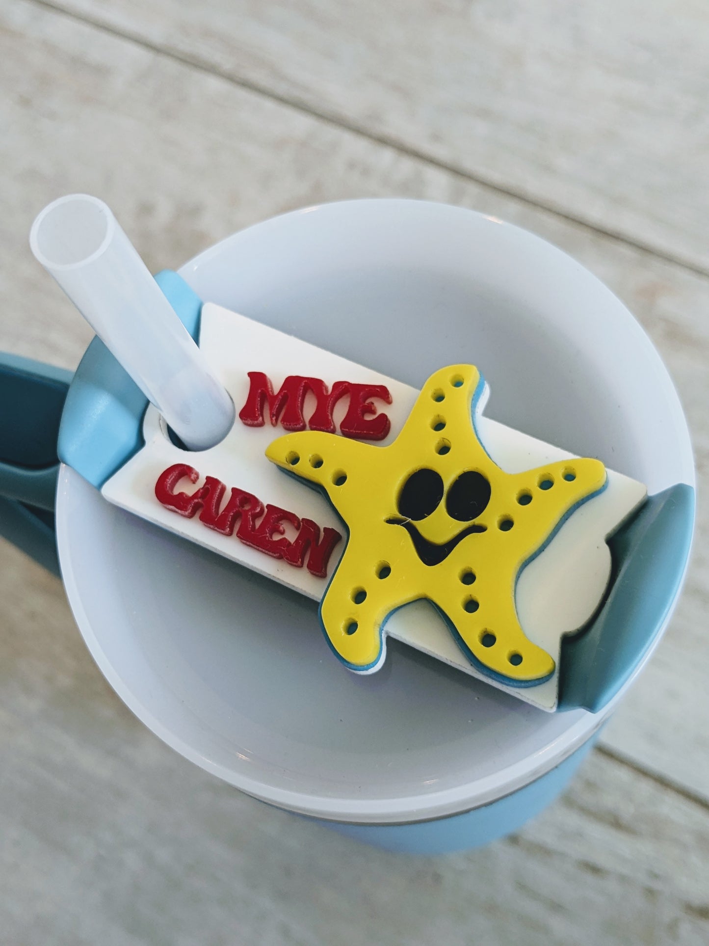 Marigny Elementary School Cup Topper | Starfish| Cup Topper | Quencher H2.0