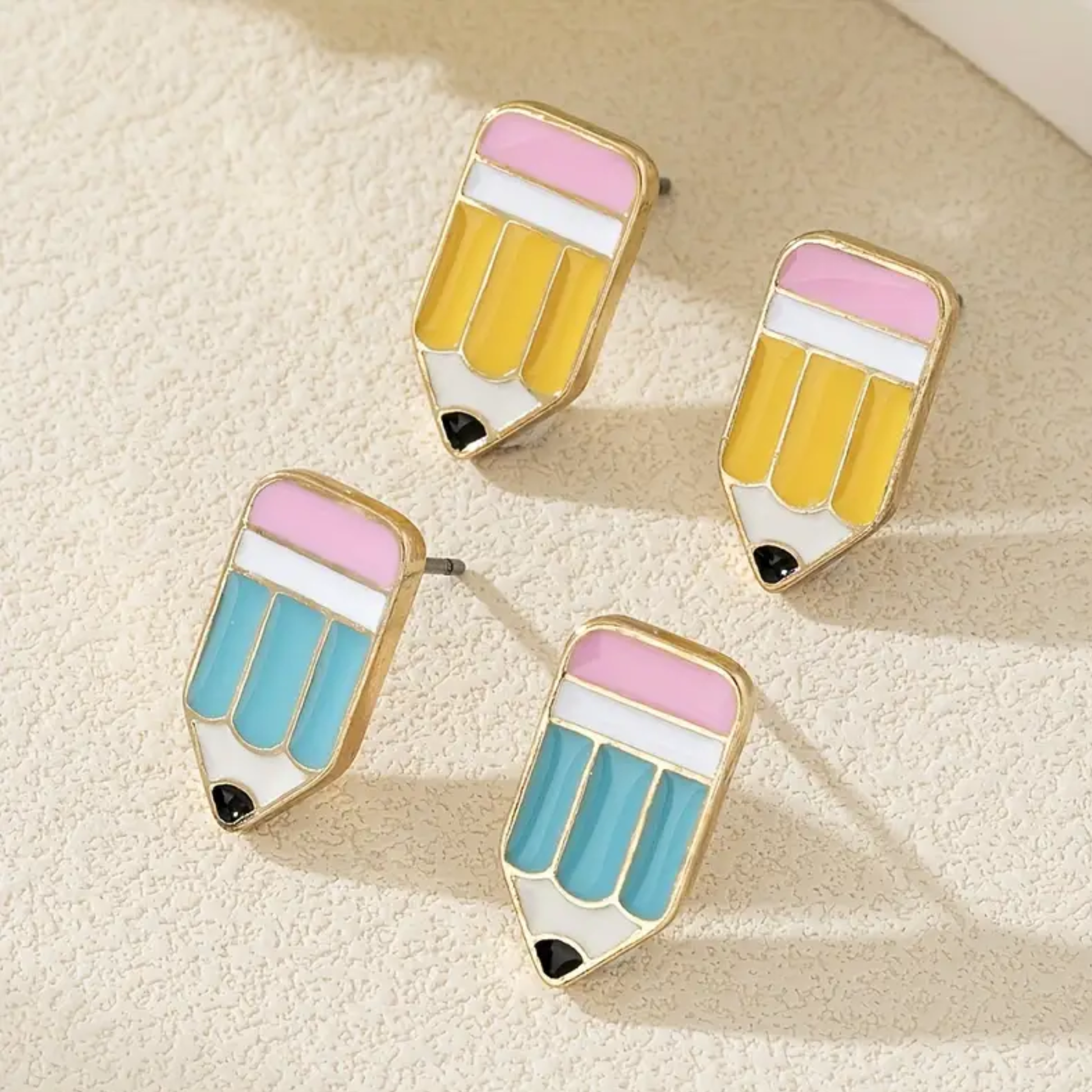 Lightweight teacher earrings for end-of-year thank-you

