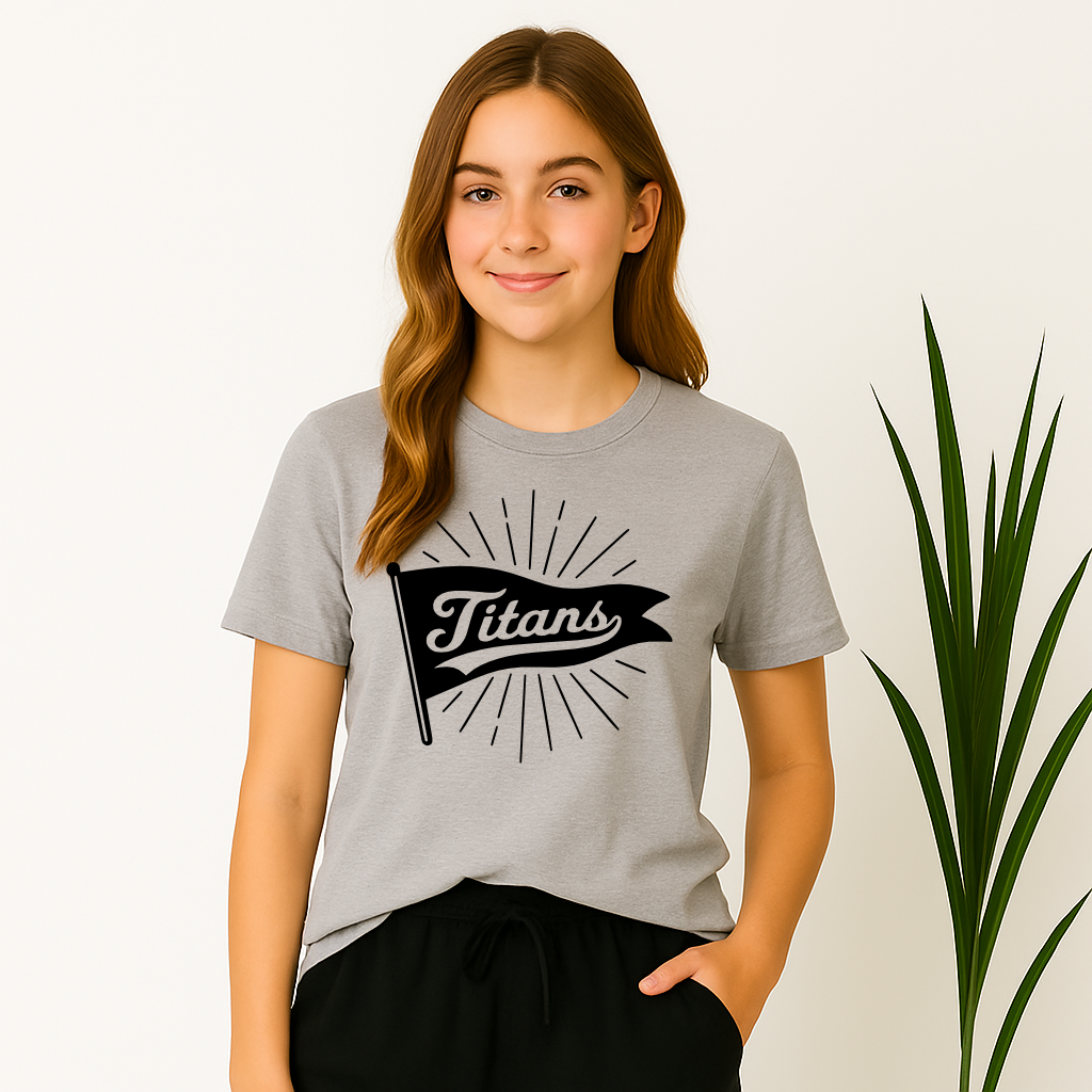 Pennant Flag Lakeshore High tee for students and teachers