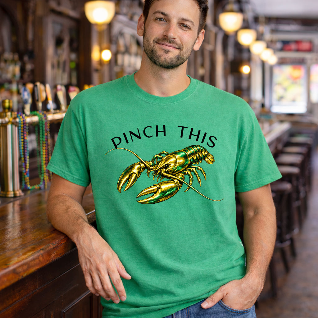 Pinch This Crawfish Men’s St. Patrick’s Day T-Shirt