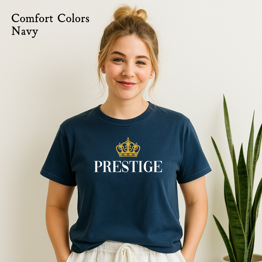 Elegant cheerleader shirt for Crown Athletics Prestige Cheer Squad fans and athletes

