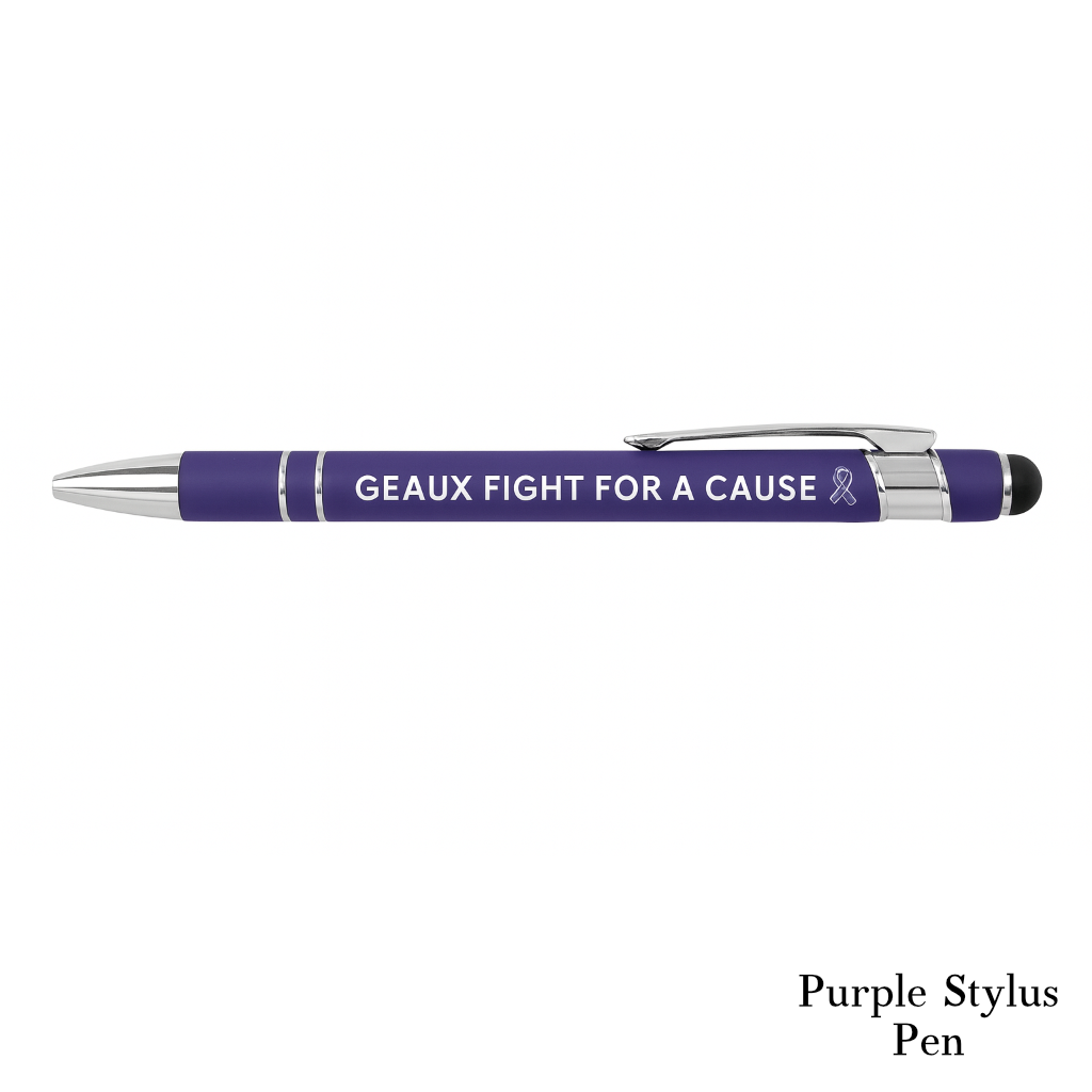 “Donation pen supporting therapy, research, and community causes”