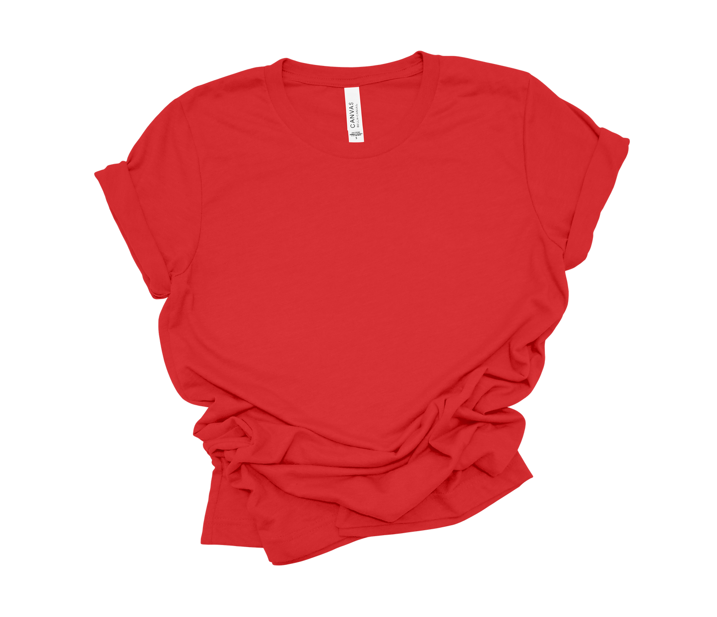 Red Solid Color Bella & Canvas Tees | ADULT | 3001
