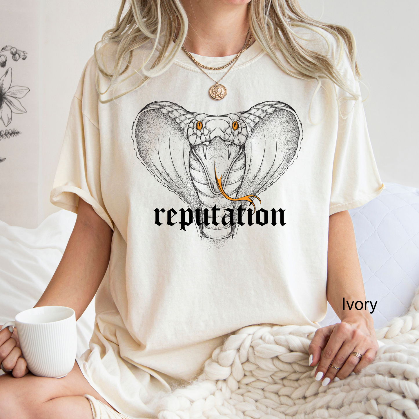 Ivory Cobra - Reputation - Adult Comfort Colors Tee