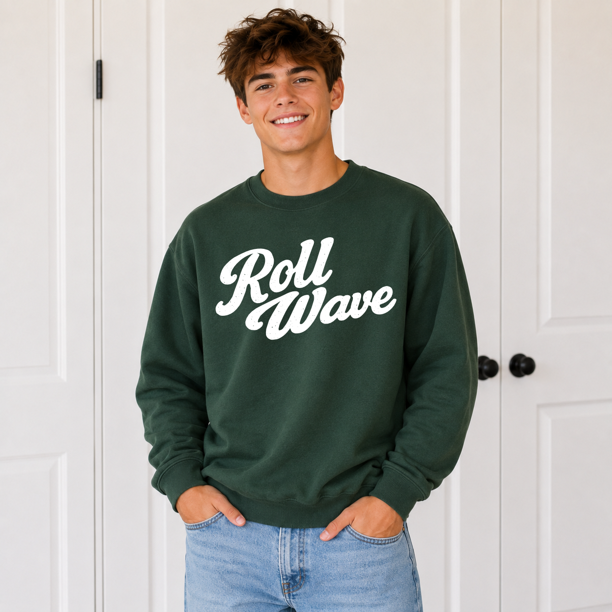 Roll Wave Green Wave Ponchatoula High Sweatshirt