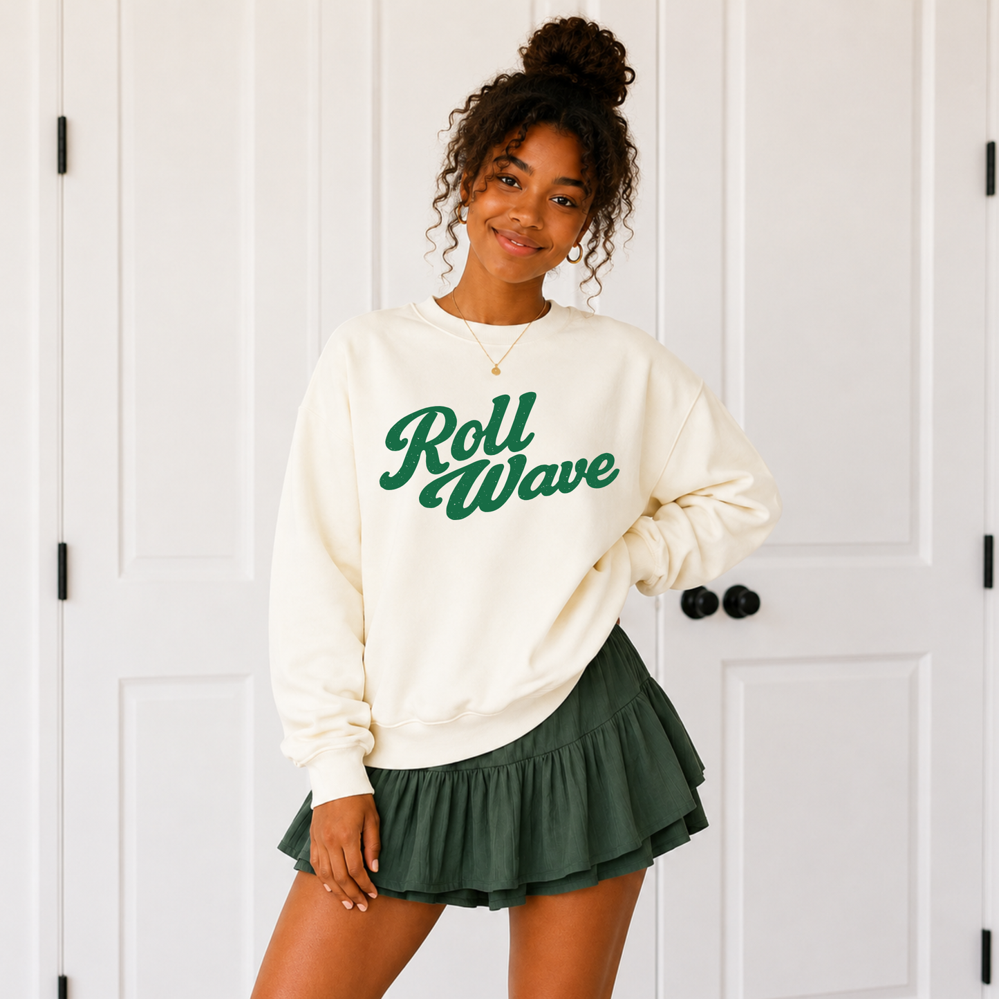Roll Wave Green Wave Ponchatoula High Sweatshirt