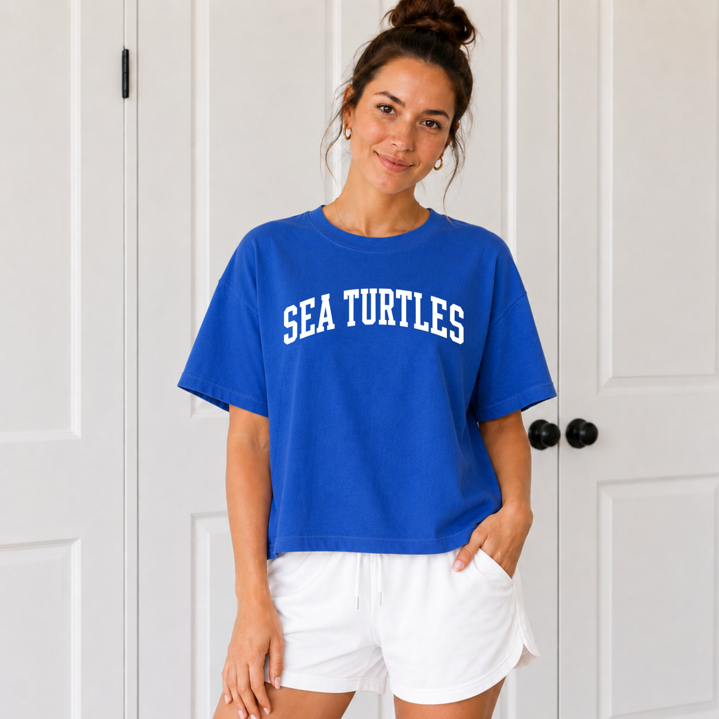 Sea Turtles Arch Boxy Tee