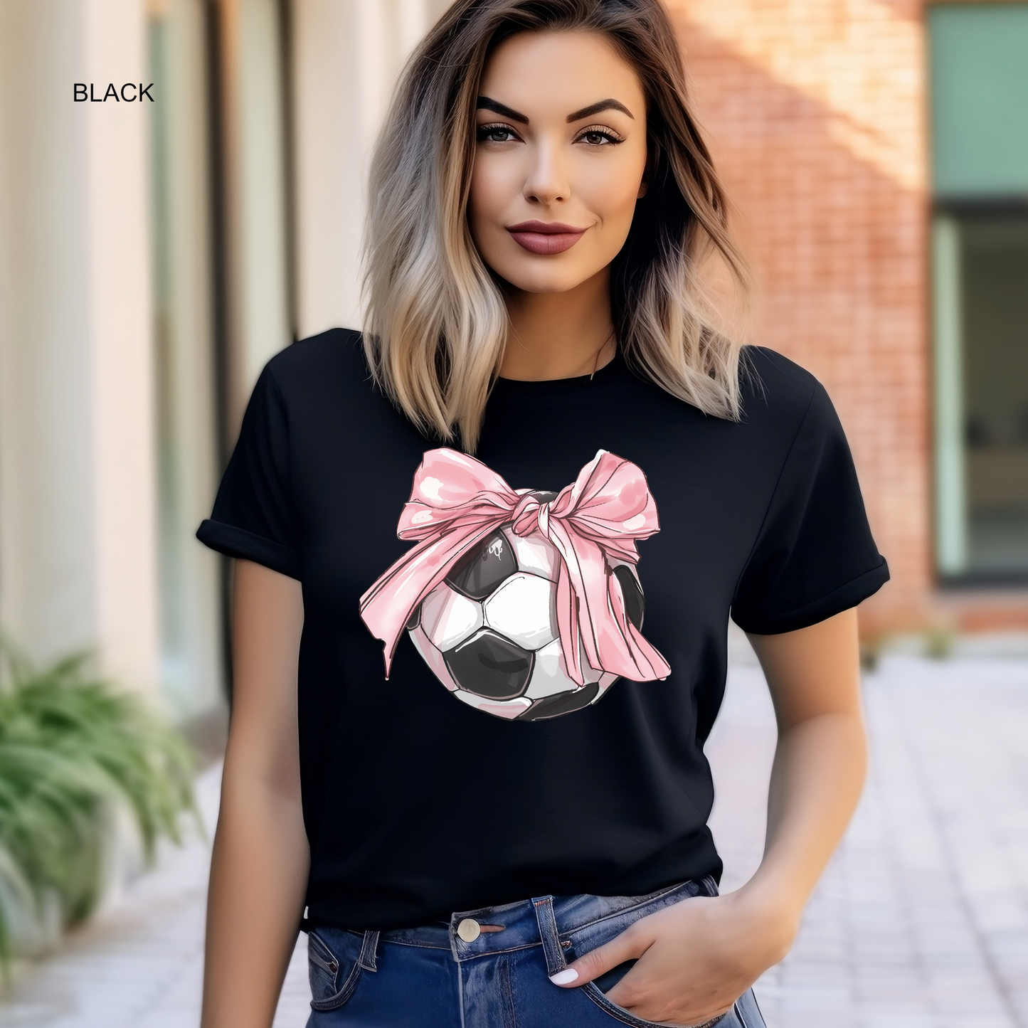Single Coquette Soccer| Bow | Soccer Mom | Game Day