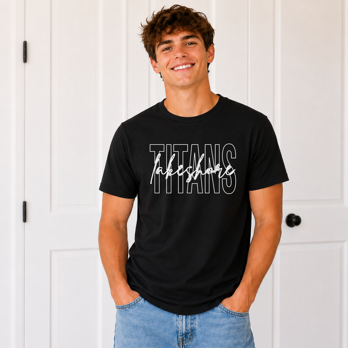 Lakeshore Titans Script Tee