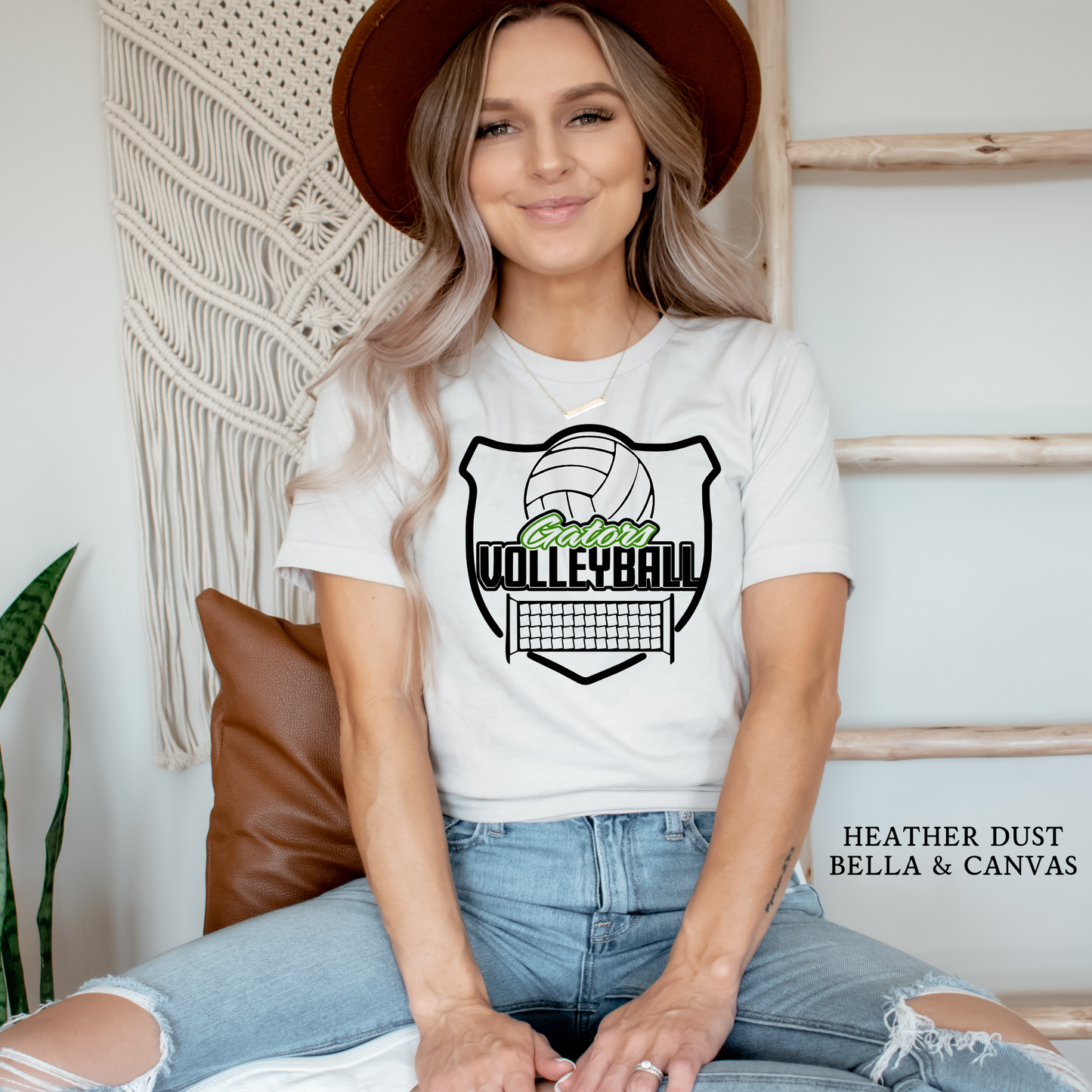 Volleyball Shield Logo | Madisonville Youth Boosters | Adult T-shirt
