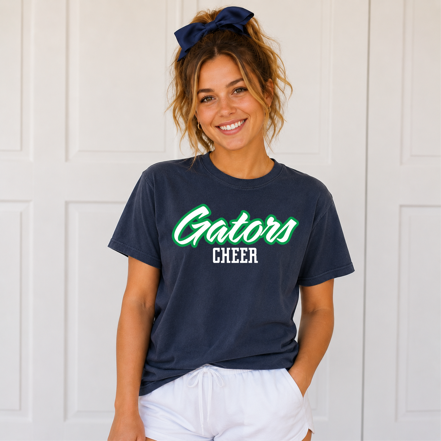 Madisonville Gators Logo Cheer Script T-Shirt