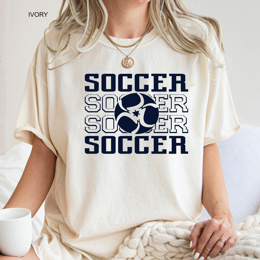 Soccer fan shirt spirit wear Louisiana soccer apparel
