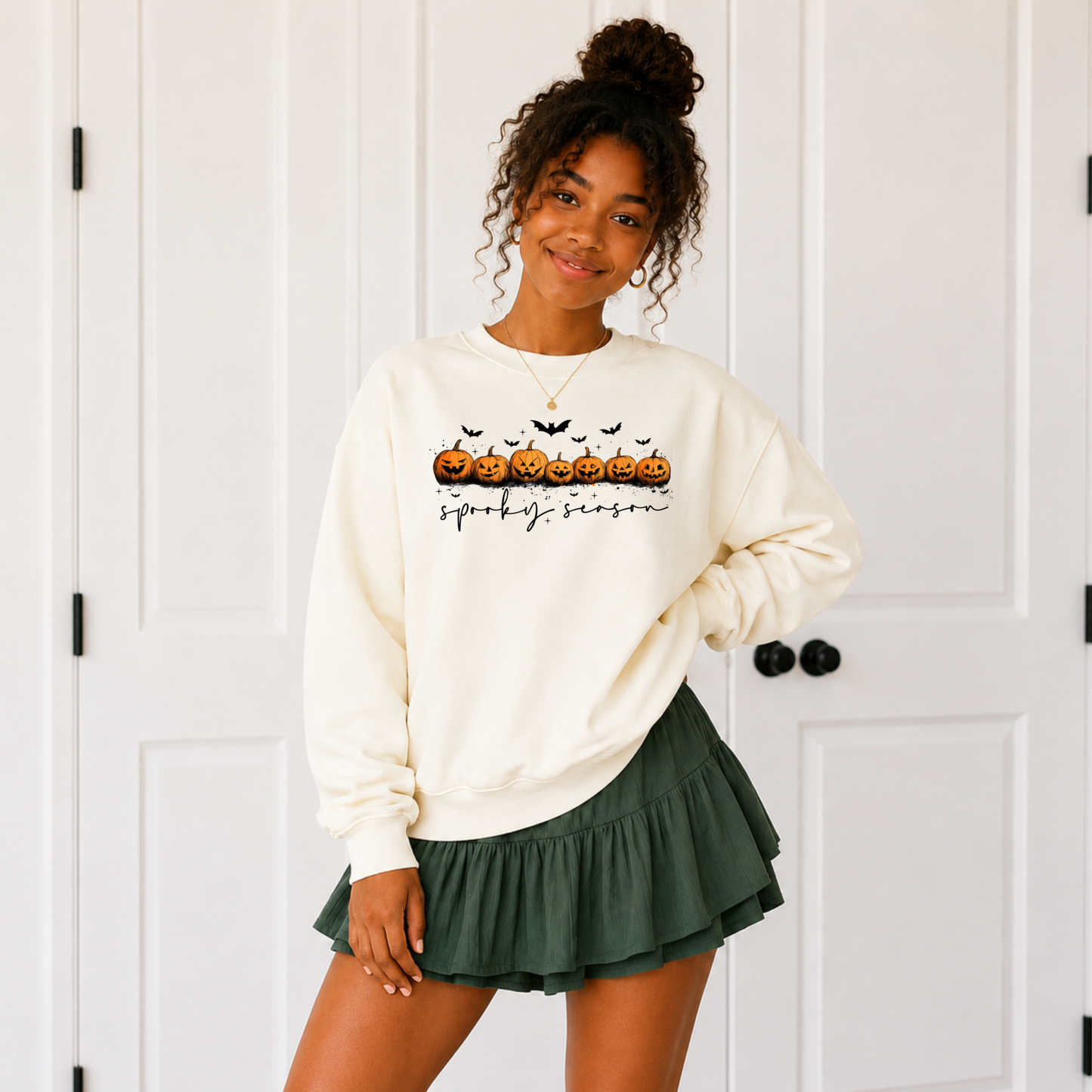 Spooky Season with Pumpkins Sweatshirt