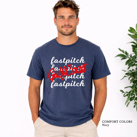 Stacked Fast Pitch GulfCoast Softball - Navy