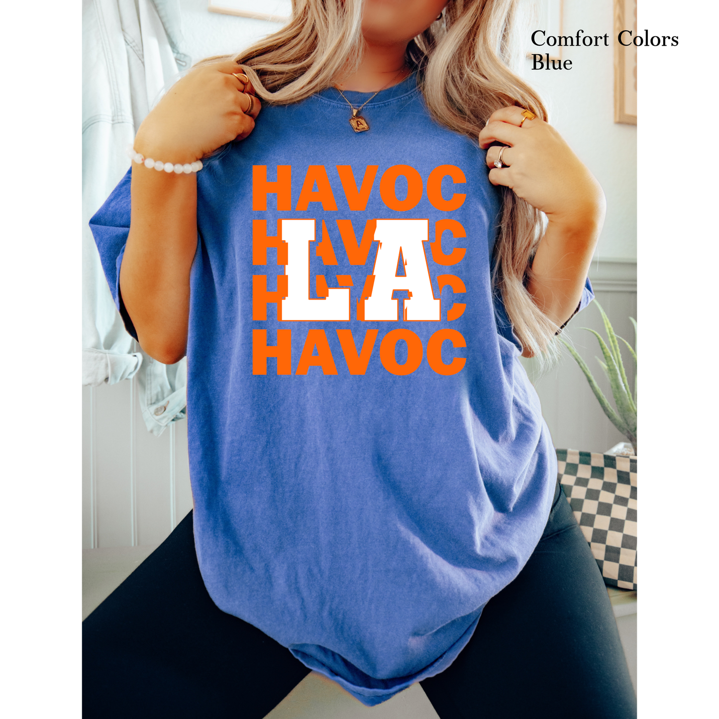 LA Havoc Stacked | Baseball Tee