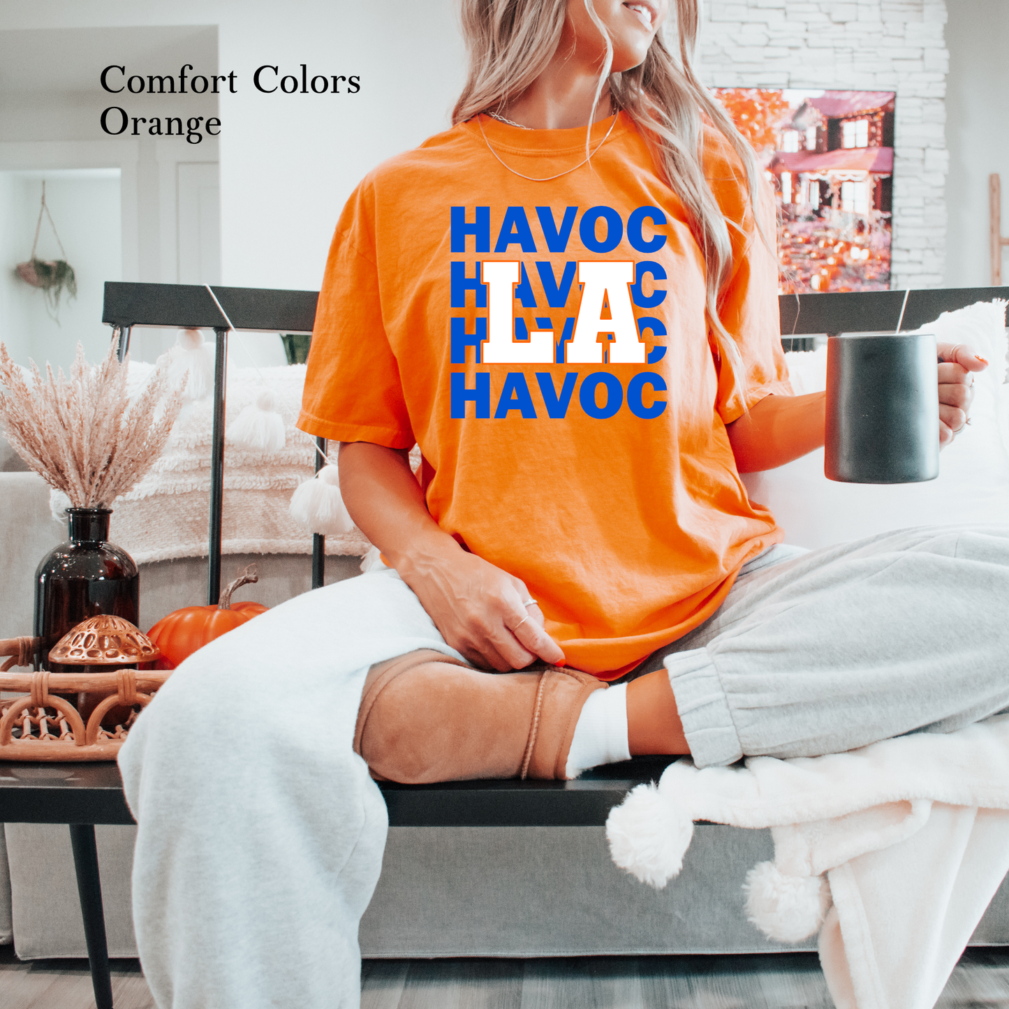 LA Havoc Stacked | Baseball Tee