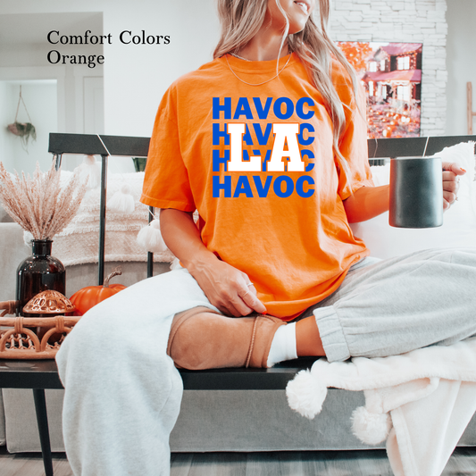 LA Havoc Stacked | Baseball Tee