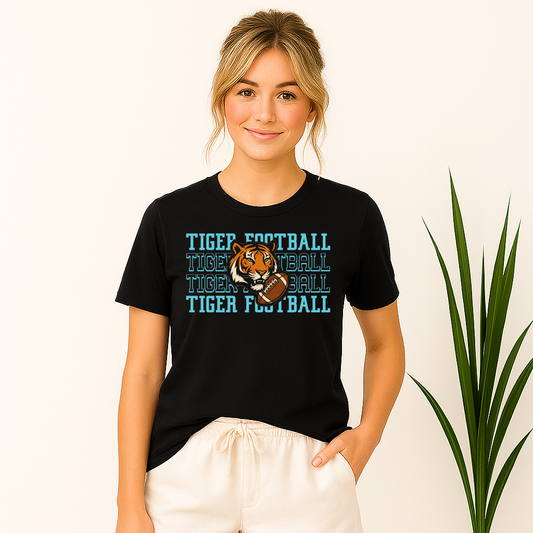 MYB Tigers Football Black T-shirt