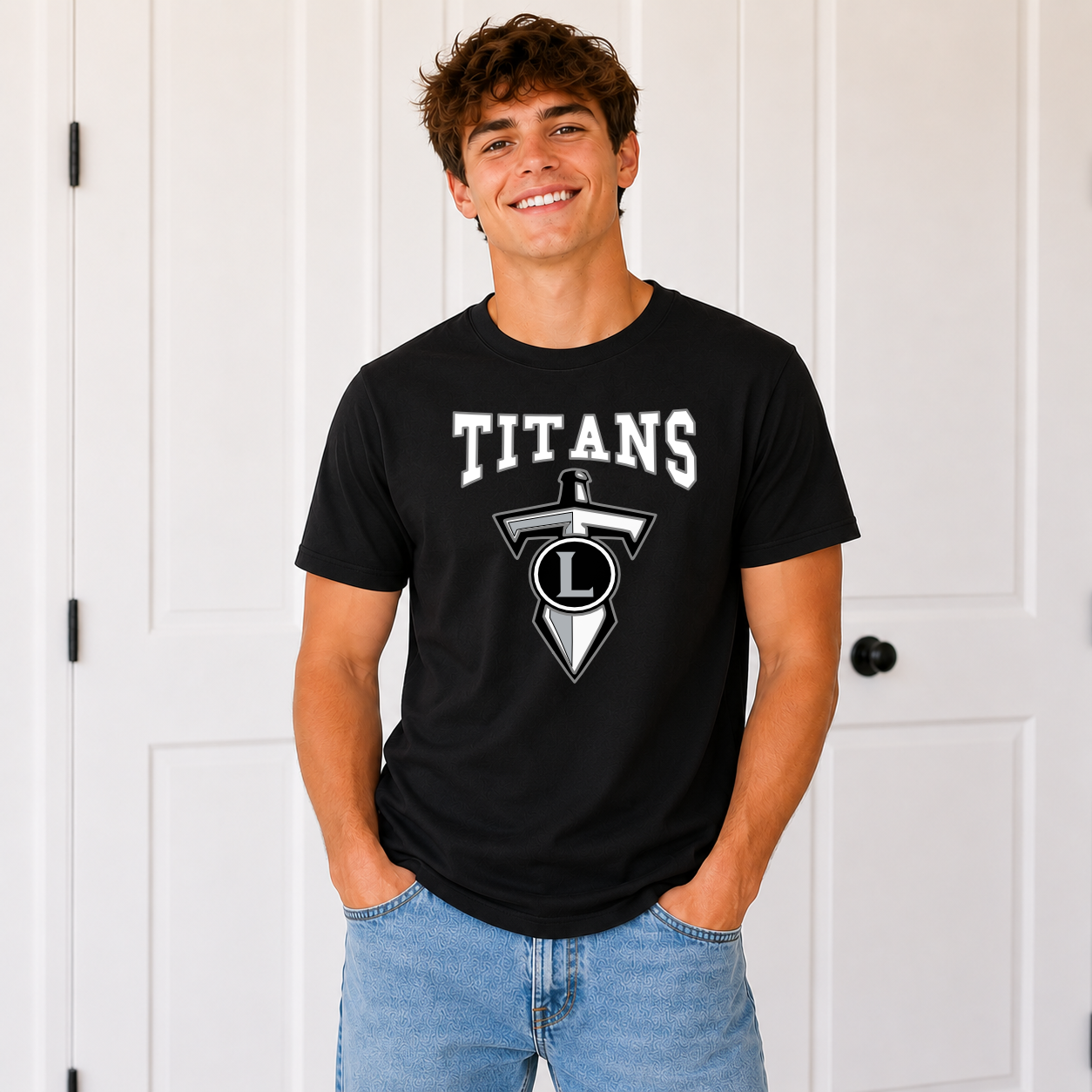 Lakeshore Titans Sword Logo Tee
