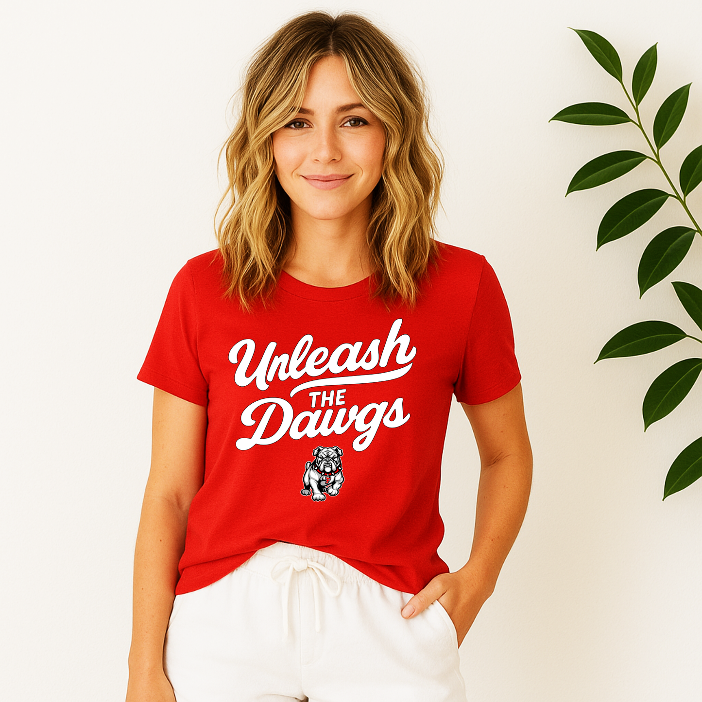 Unleash the Dawgs Shirt – Fontainebleau High Bulldogs Spirit Tee