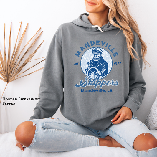Mandeville Skippers Vintage Est. 1921 Hoodie – Retro School Spirit Sweatshirt
