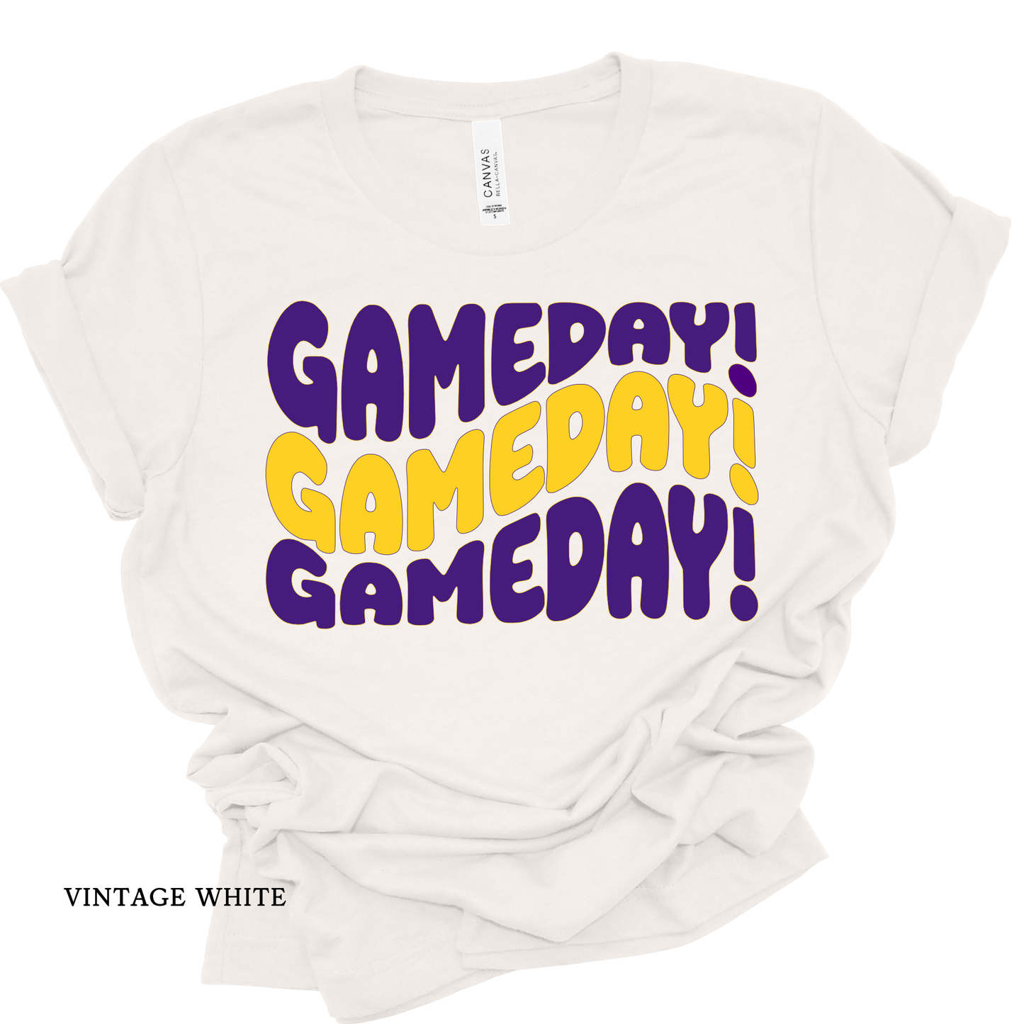 Groovy LSU GAME DAY T-shirt (Short & Long Sleeve)