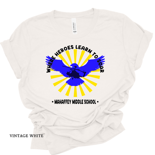 Adult - Where Heroes Learn to Soar - Short Sleeve - MMS READY TO SHIP