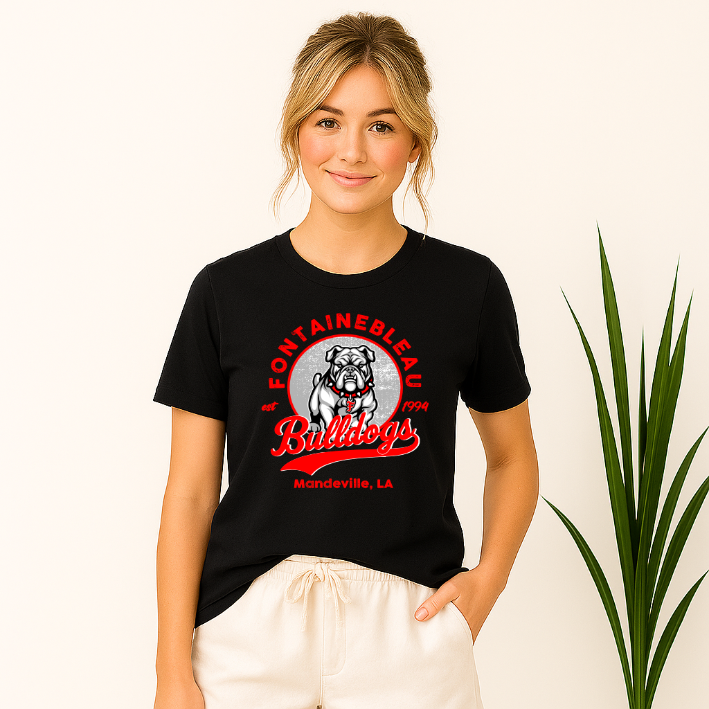 Fontainebleau High Bulldog Est. Date tee