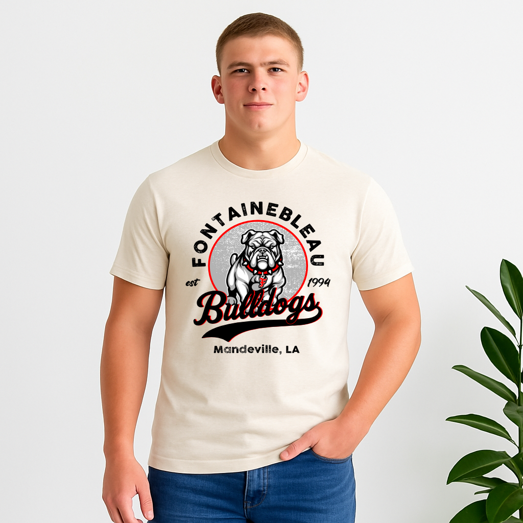 Fontainebleau High Bulldog Est. Date tee