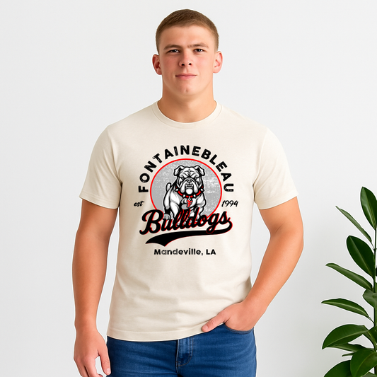 Fontainebleau High Bulldog Est. Date tee