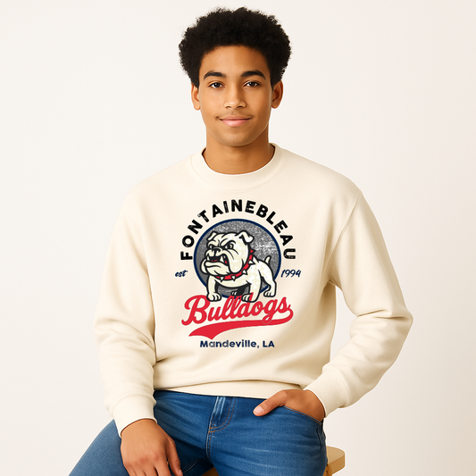 Fontainebleau Bulldogs Sweatshirt – Vintage Est. 1994 Spirit Wear