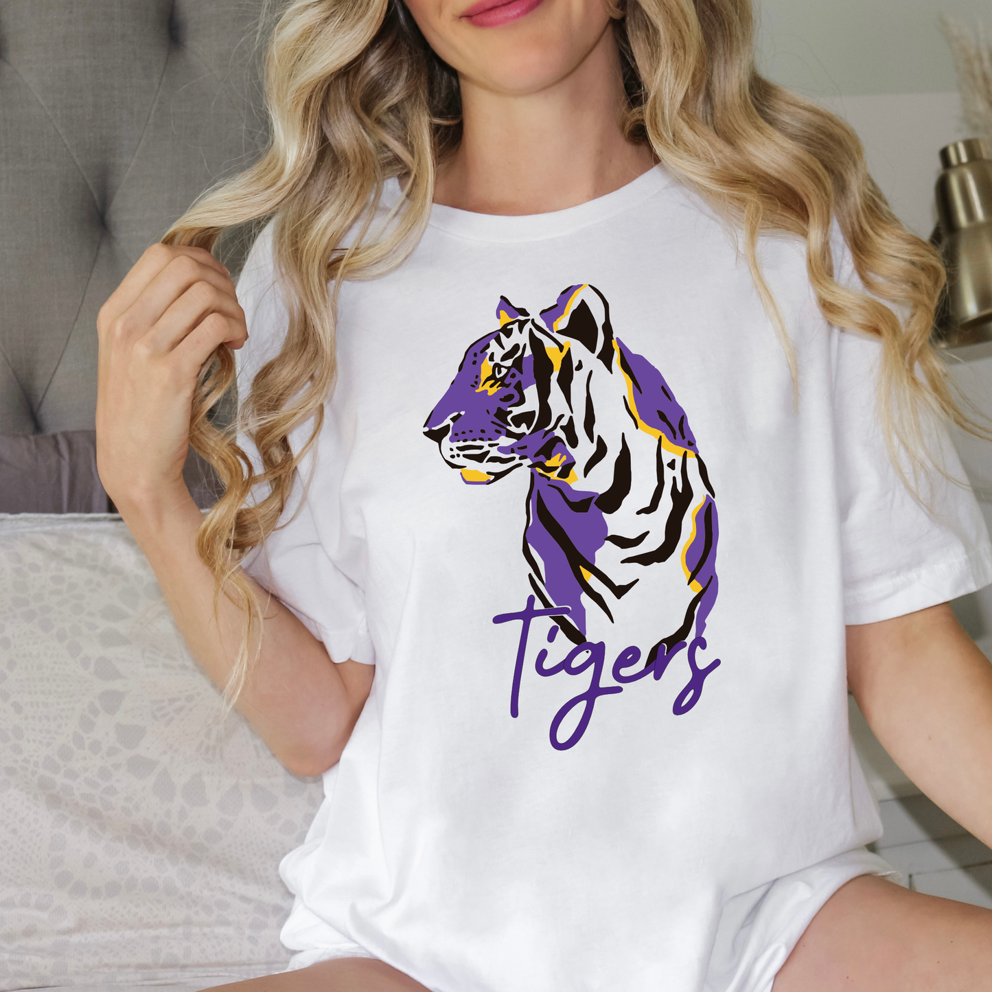 Watercolor Tiger | LSU | Tigers | Game Day