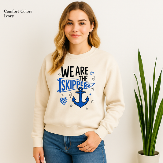 We Are the Skippers Sweatshirt – Mandeville High Anchor Mascot Spiritwear