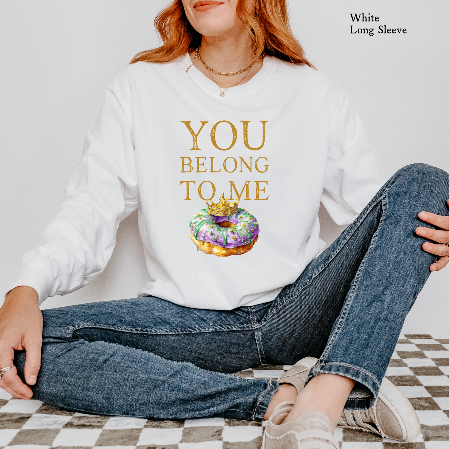 You Belong to Me | Mardi Gras | Comfort Color Long Sleeve Graphic Tees