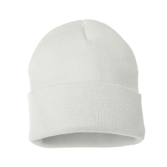 White Soft Beanie