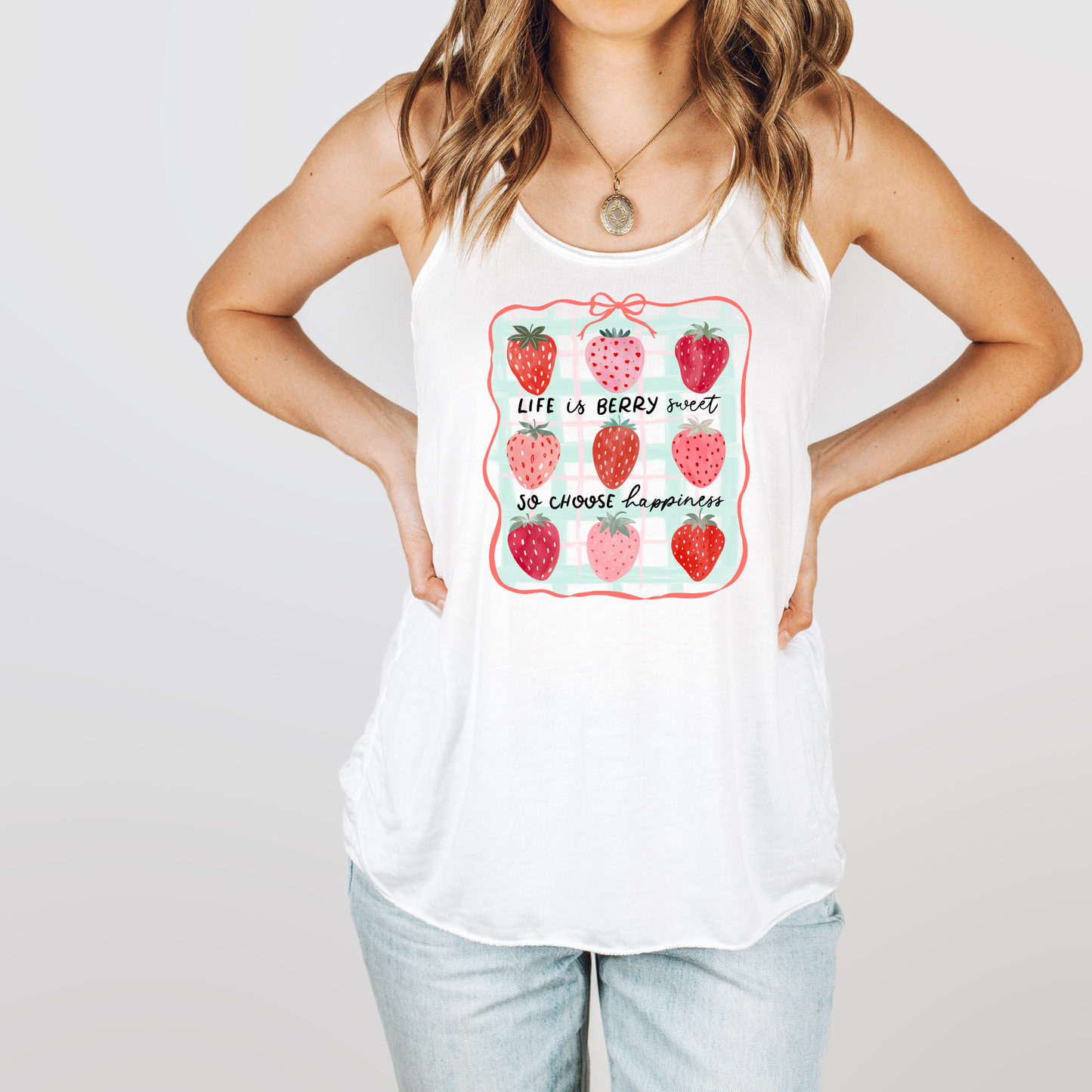 Life is Berry Sweet | Strawberry Festival | Racerback Tank
