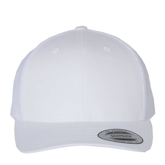 White Authentic Snapback Mesh hat
