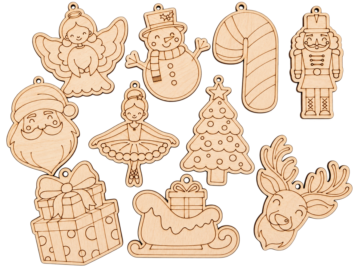 Classic Christmas ornament paint kit