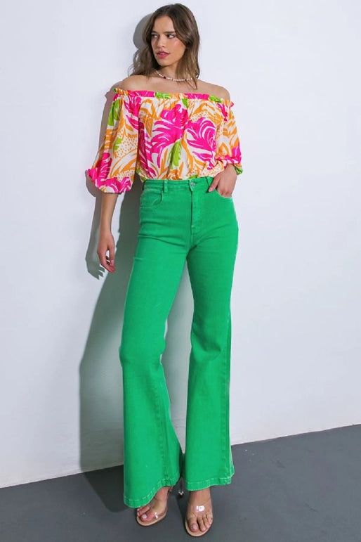 Green  A Washed Twill Pant | Mardi Gras | St. Patrick's Day | SEE INVENTORY NOTES