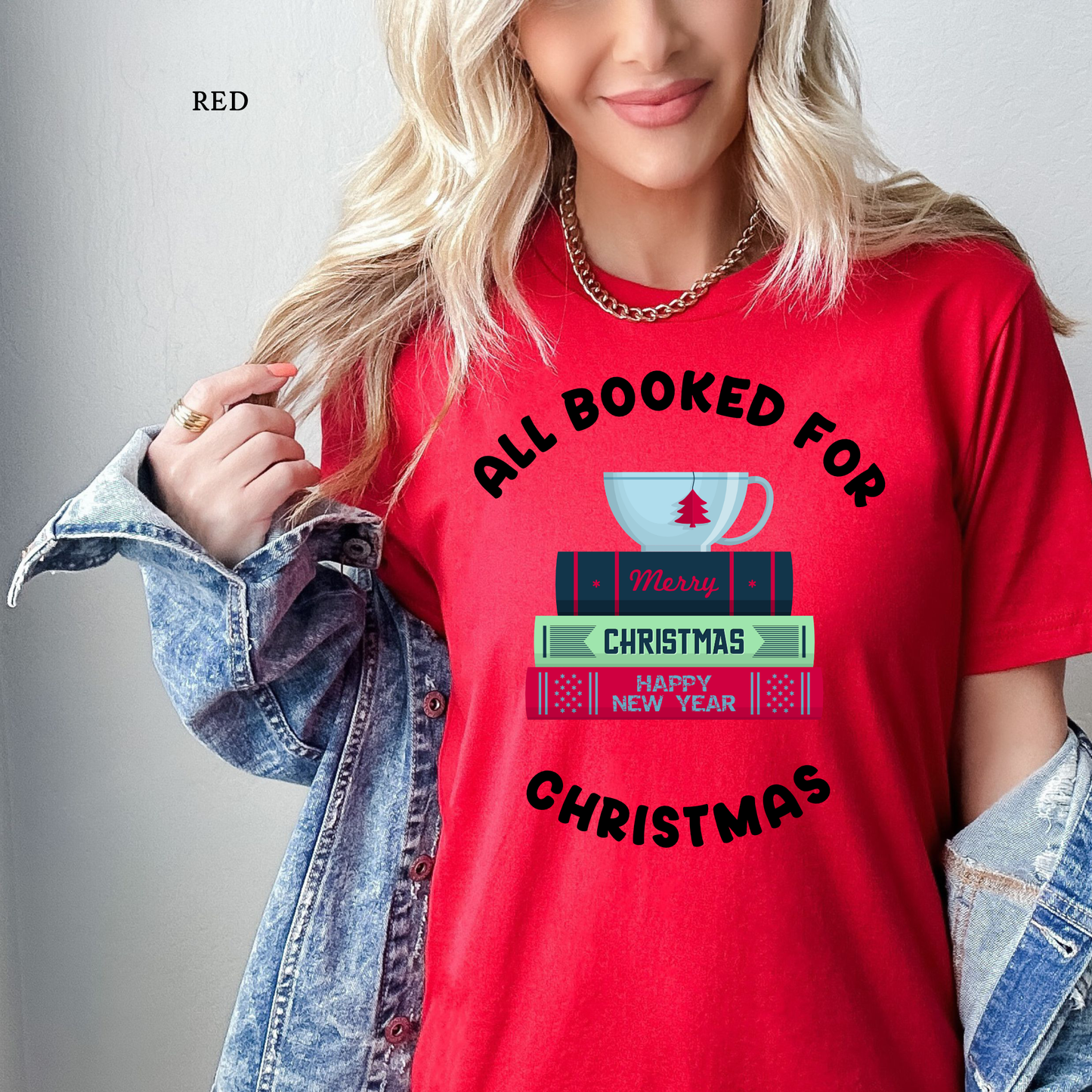 All Booked for Christmas | Adult Tees