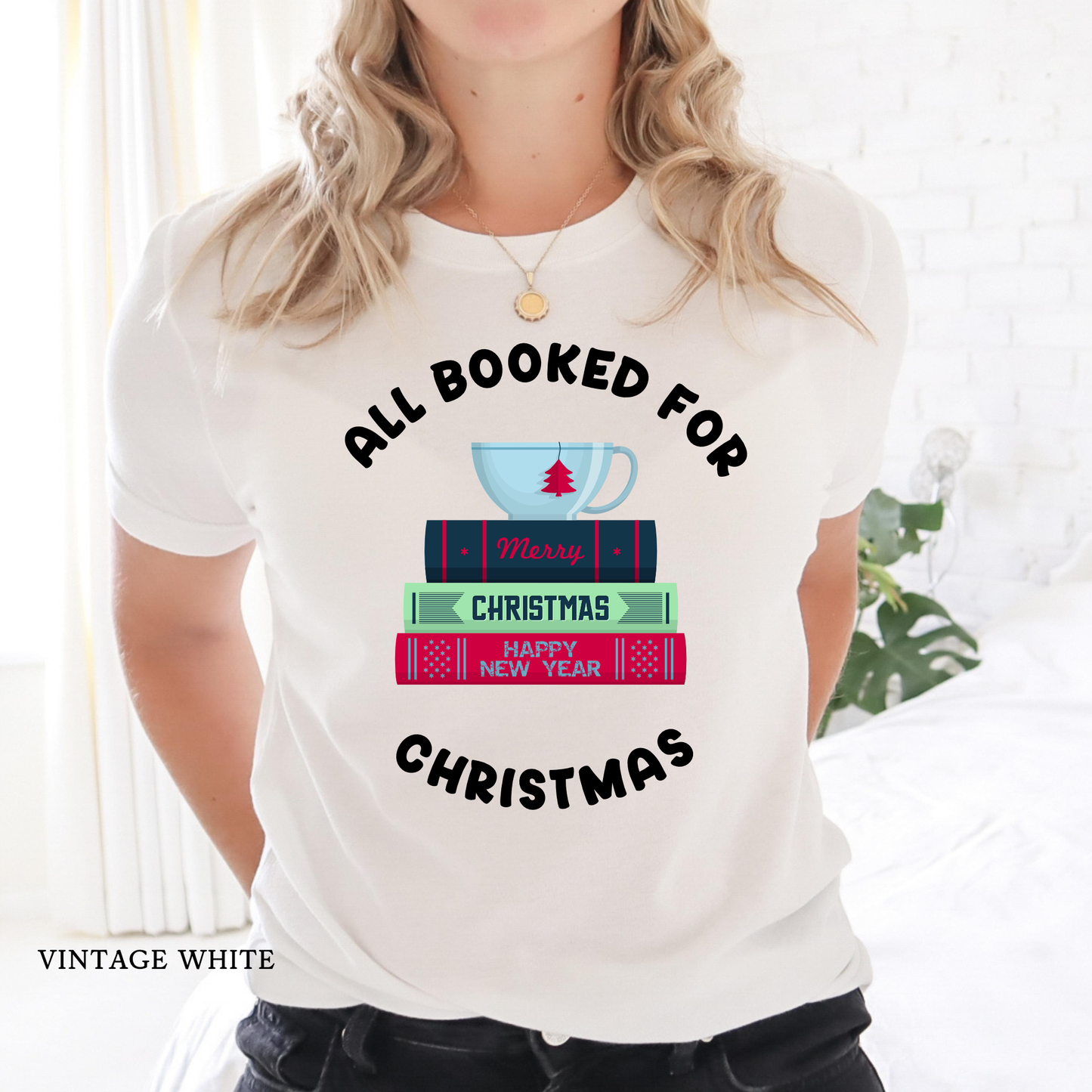 All Booked for Christmas | Adult Tees