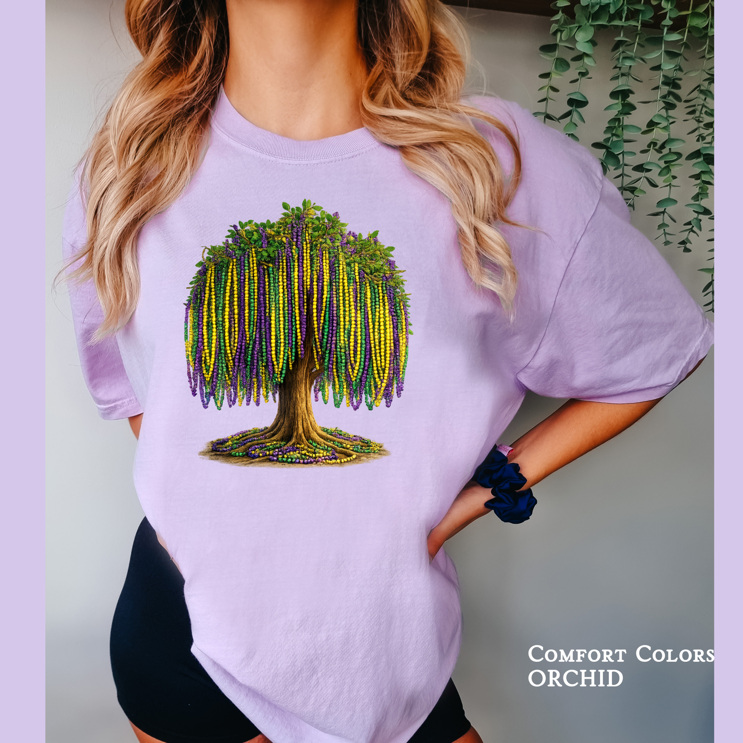 Mardi Gras Beaded Tree T-shirt