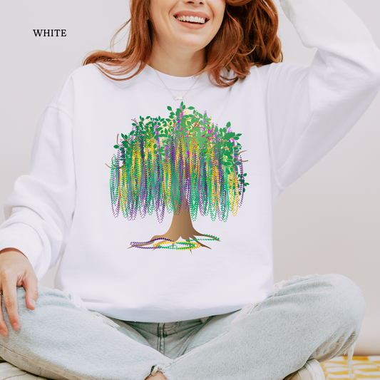 Beaded Tree | Mardi Gras |Sweatshirts
