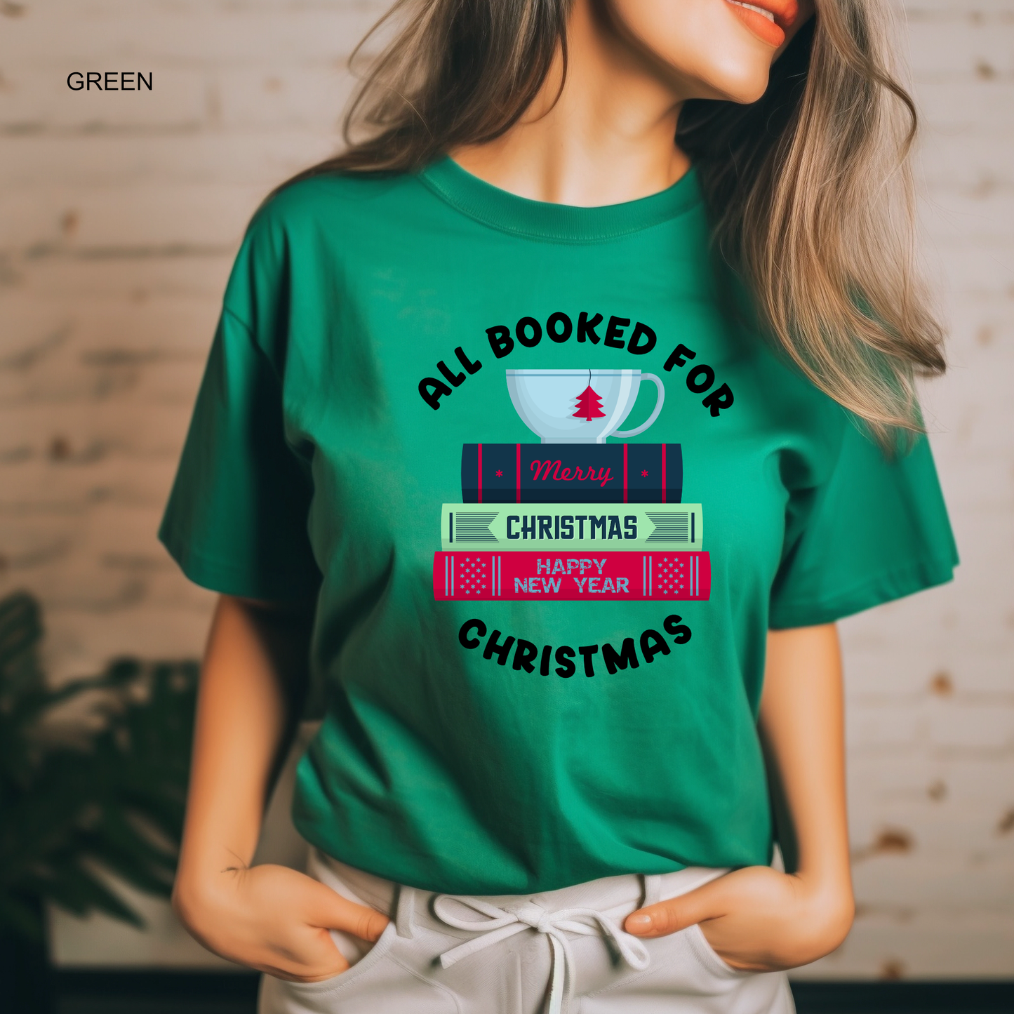 All Booked for Christmas | Adult Tees