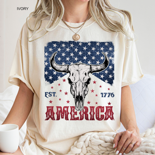 America Est. 1776 | Western | 4th of July | Patriotic