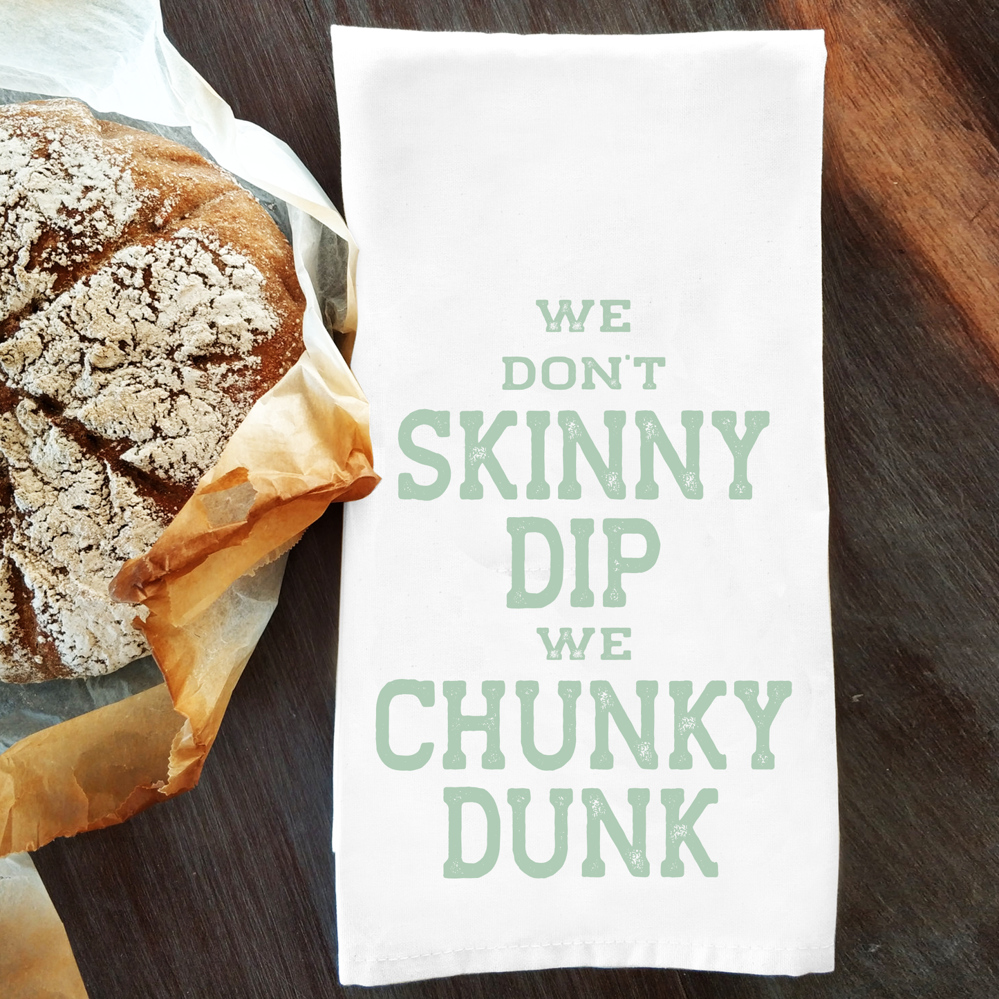Skinny Dip - Chunky Dunk Funny Dishtowel
